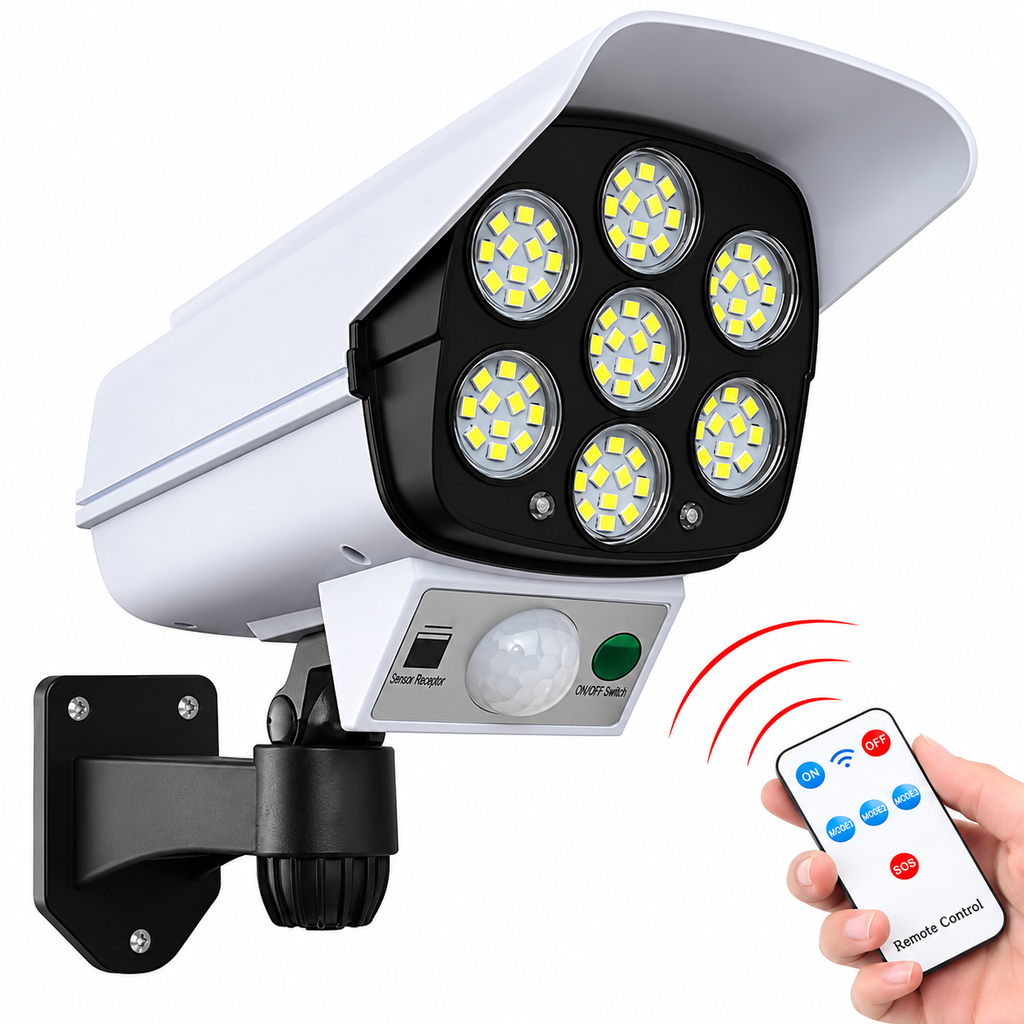 [2178T] LED انارة شمسية مع حساس حركة وريموت كنترول