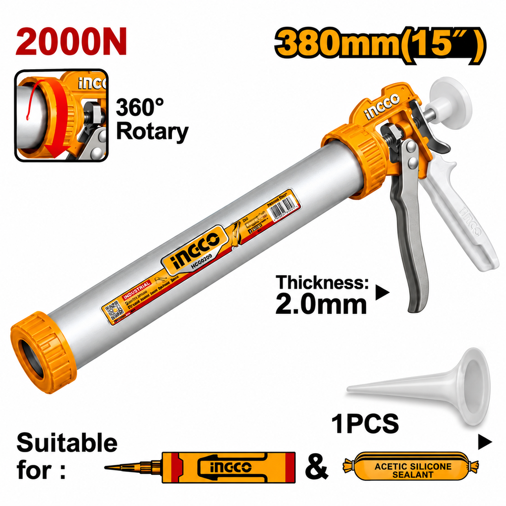 [HCG8815] 15" 380mm فرد سيليكون وبولي يوريثان سجق المنيوم