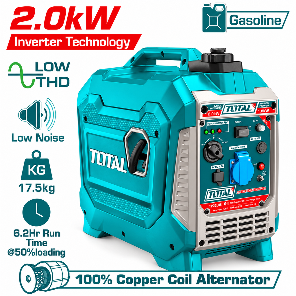 [TP523006] 2.0KW مولد كهرباء انفرتر